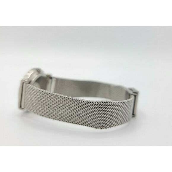 Ladies Skagen Steel 107SSSD Crystal Accents SS Mesh Quartz Watch New Battery - Picture 7 of 10